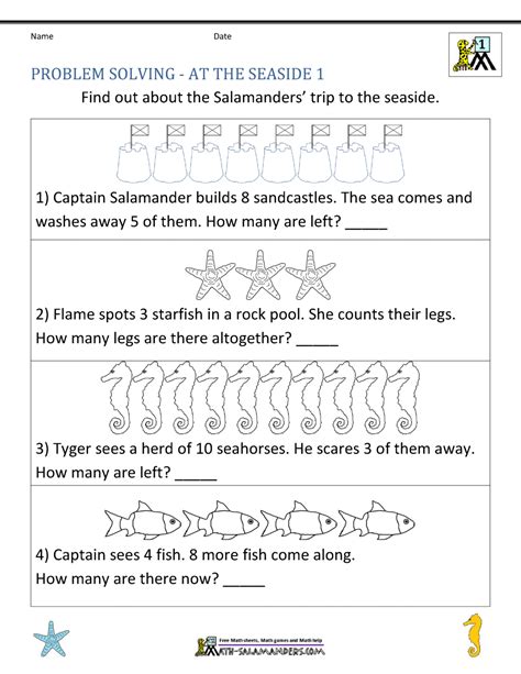 Our worksheets have designed algebra based worksheets to help your students learn converting word problems into algebraic equations in minutes. 1st Grade Math Word Problems Printable - Tutorial Worksheet