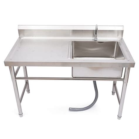 Buy Free Standing Stainless Steel Sink Single Commercial Restaurant