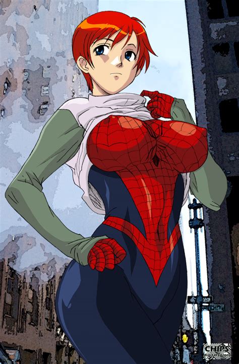 Spider Girl Busty May Parker Spider Girl Images Luscious Hentai