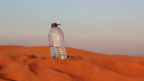 Arab Man In The Desert Thirsty Man In The Desert Water Stock Footage