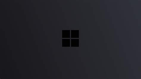 Windows 10 Logo Minimal Dark Minimalist Hd Wallpaper Pxfuel
