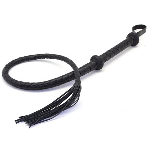 2017 New Leather Sex Spanking Whip100 Handmade Paddle Slave Flogger