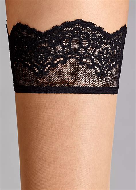Wolford Lace Hold Ups