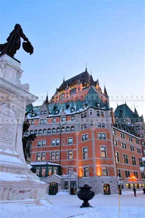 Chateau Frontenac Is Quebecs City Famous Landmark And