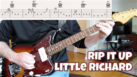 Rip It Up Little Richard Guitar Cover Youtube