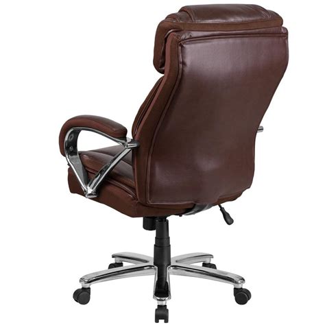 Hercules Series Big And Tall 500 Lb Rated Brown Leathersoft Executive