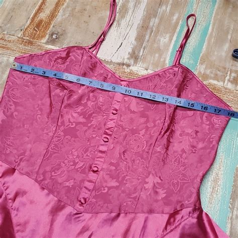 Victorias Secret Intimates And Sleepwear Vintage Victorias Secret Gold Label One Piece Satin