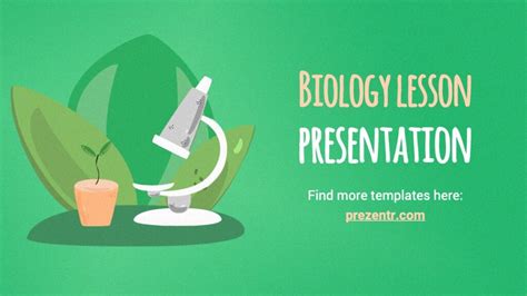 Biology Lesson Powerpoint Template Prezentr Ppt Templates