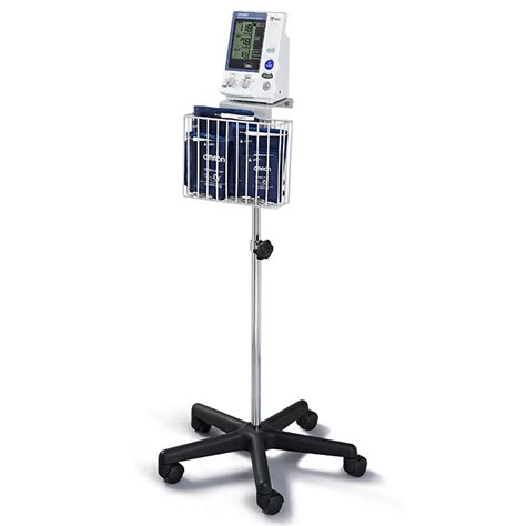 Intellisense Stainless Steel Blood Pressure Monitor Cart Hem 907 Stand