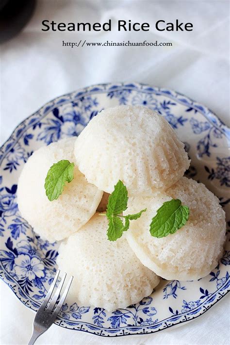 Steamed Rice Cake China Sichuan Food Steamed Rice Cake Rice Cake