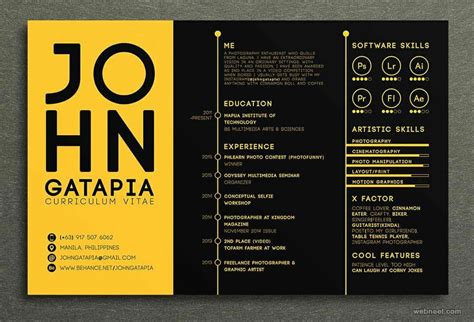 Creative Resume Design Ideas And Samples For Your Inspiration