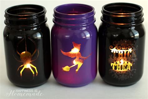 Caseylovedesigns here you go with the. Easy Halloween Mason Jar Luminarias - Happiness is Homemade