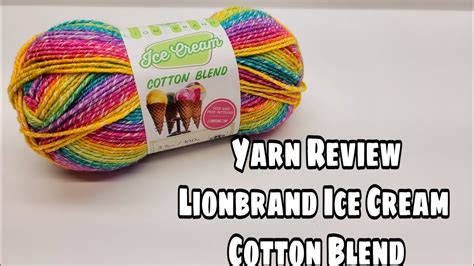 Yarn Review Lion Brand Yarn Ice Cream Cotton Bag O Day Crochet