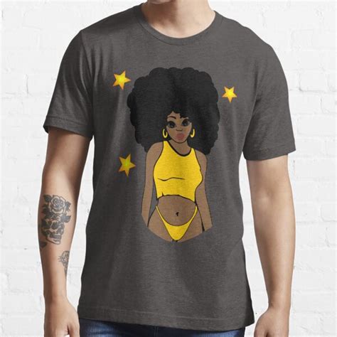 Beautiful Sexy Black Woman T Shirt For Sale By Stellapro Redbubble