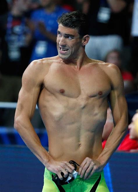 Michael Phelps At The Us Olympic Swimming Trials Am New York