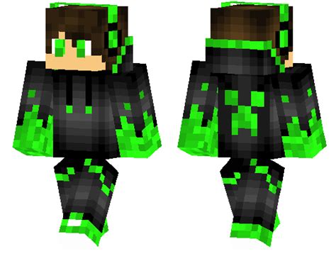 Minecraft Skin Template Green