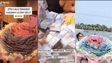 viral wanita diberi kado bucket berisi uang rp 80 juta oleh kekasihnya teknoart my id