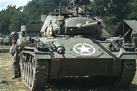 Surviving American M24 Chaffee Light Tank Restored Ww2 Allied Tank Photos
