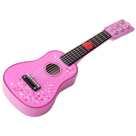 Tidlo Pink Flowers Guitar Wilko