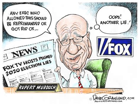 Editorial Cartoon Another Lie From Fox News