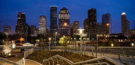 Downtown Houston SKyline - Light-Tech Inc. Electrical Contractors ...