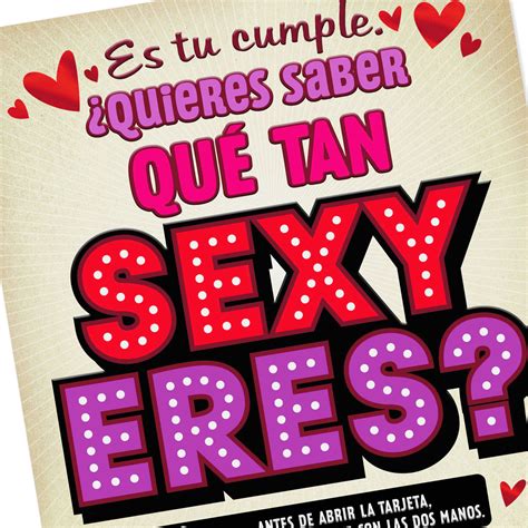 how sexy are you spanish language birthday card greeting cards hallmark