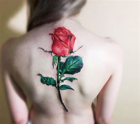 Red Rose Tattoo By Vasilii Suvorov Photo 20617