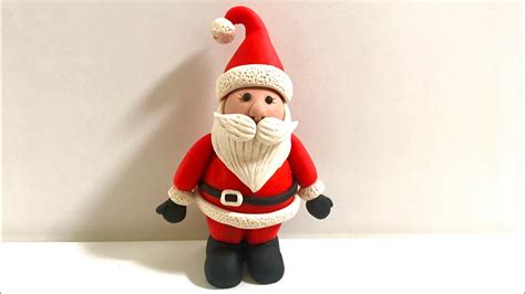 ♥️ Clay Art How To Make A Santa Claus Model Craft Tutorial Easy