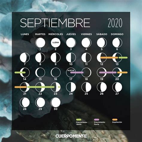 Lista Foto Calendario Lunar Septiembre Para Cortarse El Cabello El último