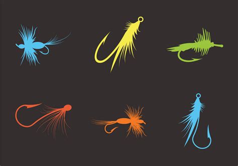 Free Fly Fishing Vector Silhouettes 101671 Vector Art At Vecteezy