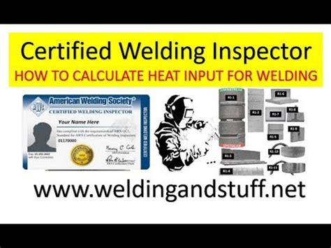 Cwi How To Calculate Heat Input For Welding Youtube