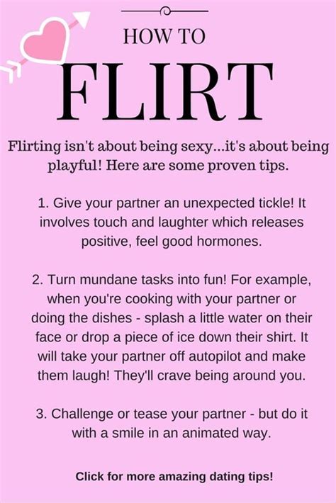 How To Flirt Fun And Proven Tips Plus Click For More Dating Tips