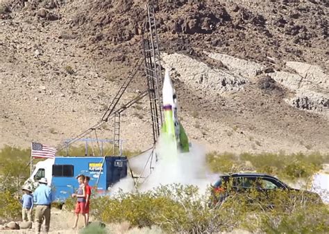 Adorable Flat Earth Rocket Scientist Sort Of Launches His First Big