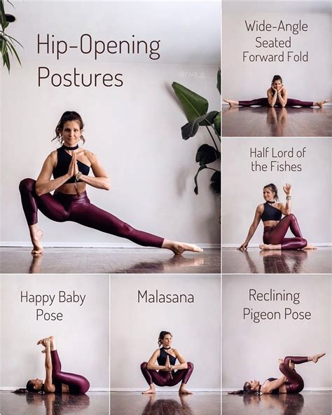 Hip Opener Posters Hip Openers Easy Yoga Workouts Hip Flexibility