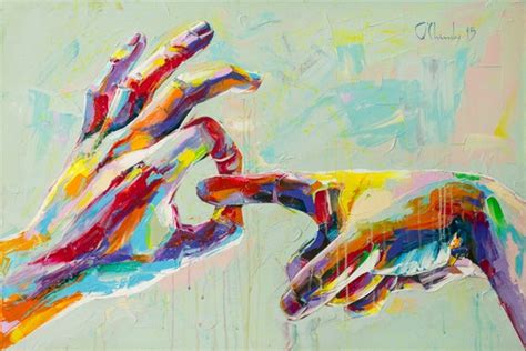 Items Similar To Art Print Of Original Painting · Sex · Hands