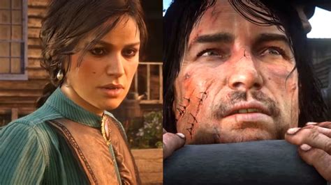 the new red dead redemption 2 trailer reveals both john marston and cloud hot girl