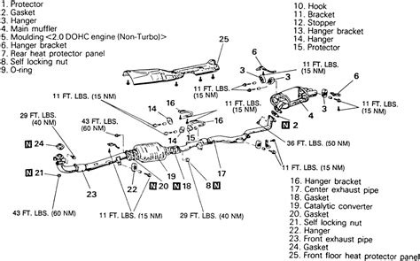Toyota Camry Exhaust System Diagram