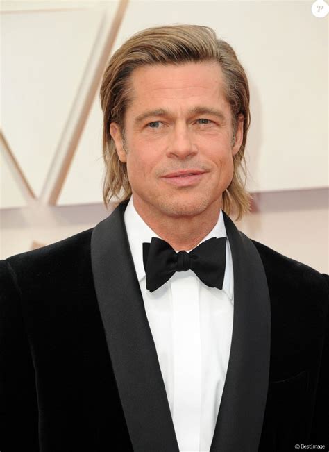 Лауреат двух премий «золотой глобус». Brad Pitt lors du photocall des arrivées de la 92ème ...