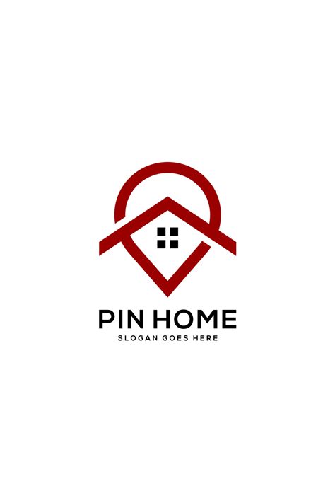 Pin Home Logo Vector Design Masterbundles