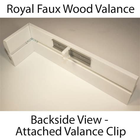 Royal Faux Wood Blind Valance Made To Order From 8 92 Inches
