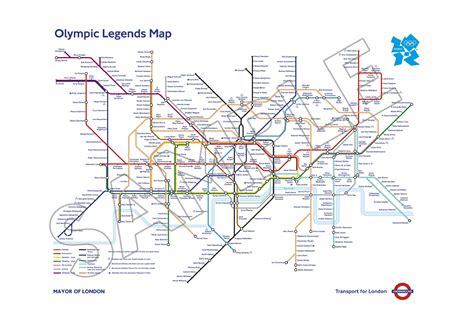 London London Underground Map Posters London Underground Map