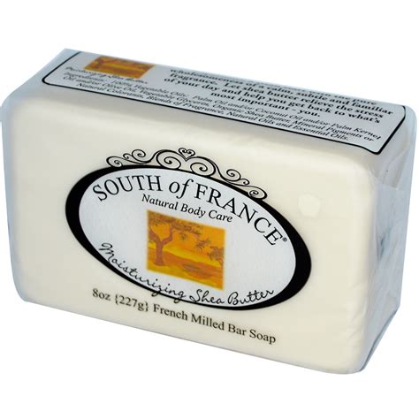 South Of France Moisturizing Shea Butter French Milled Bar Soap 8 Oz