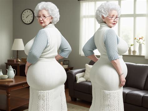 Free Ai Image Generator White Granny Big Booty Wide Hips Knitting