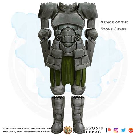 The Griffons Saddlebag Armor Of The Stone Citadel Armor Plate