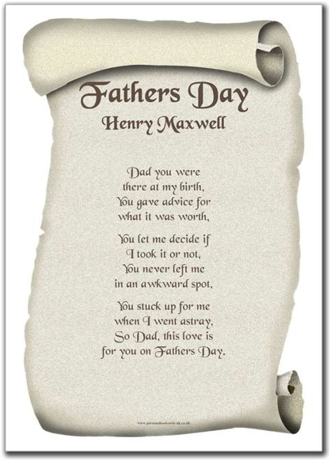 Inspiring Collection Of Fathers Day Poems 2014