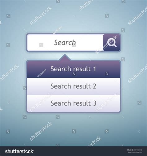 Web Search Bar Vector Illustration 127408748 Shutterstock