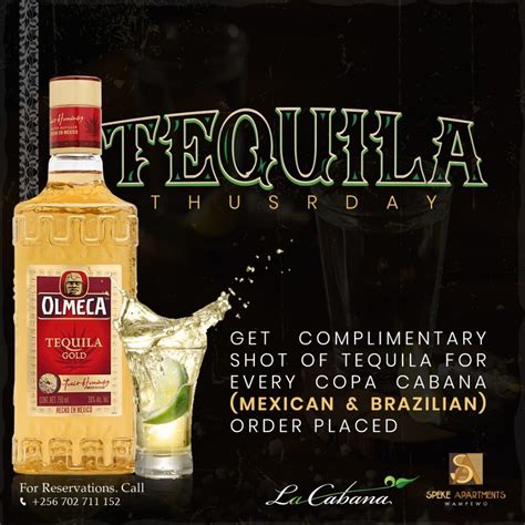 La Cabana Unveils Crazy Tequila Thursday Offer In Mega Festive Promo