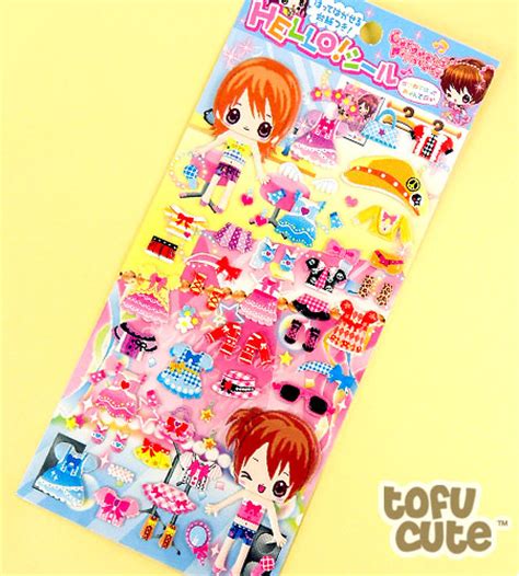 Buy Kamio Dress Up Lolita Dolly Sticker Sheet At Tofu Cute