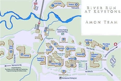 Keystone River Run Condos Village Map River Keystone Resort