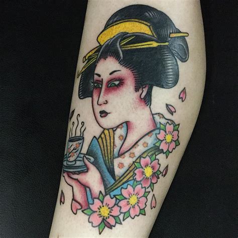 70 Colorful Japanese Geisha Tattoos Meanings And Designs 2019